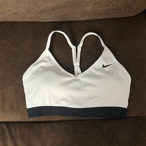 White Nike Sports Bra